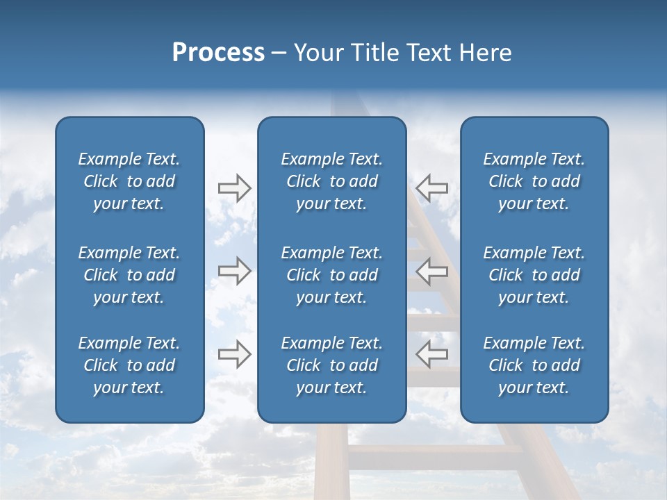 Blue Liberty Brightly PowerPoint Template