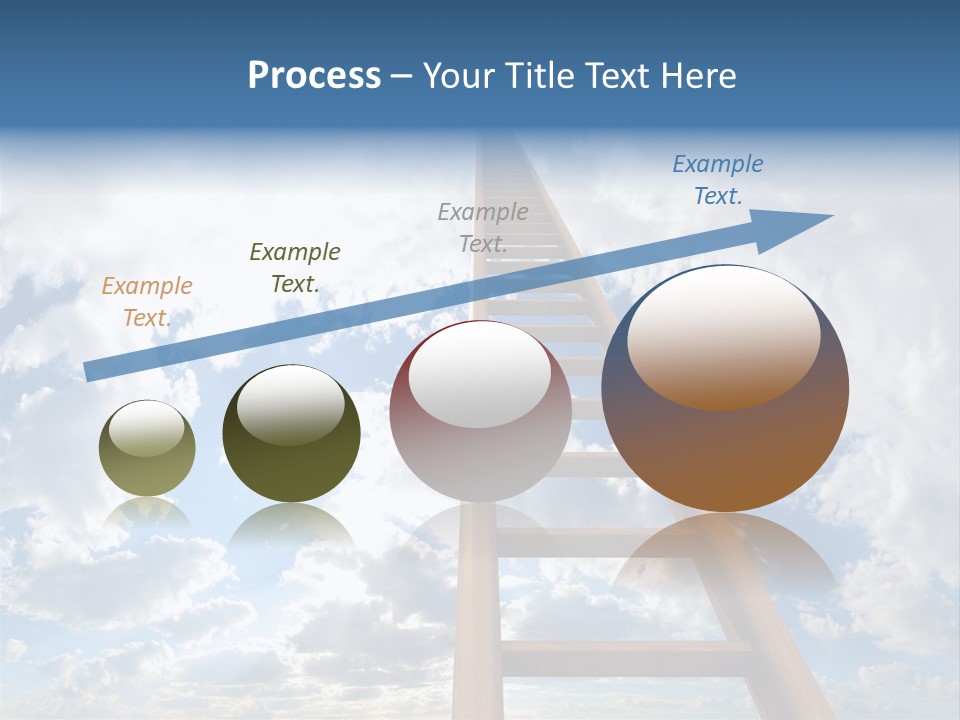 Blue Liberty Brightly PowerPoint Template