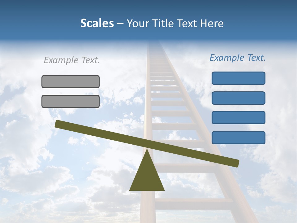 Blue Liberty Brightly PowerPoint Template