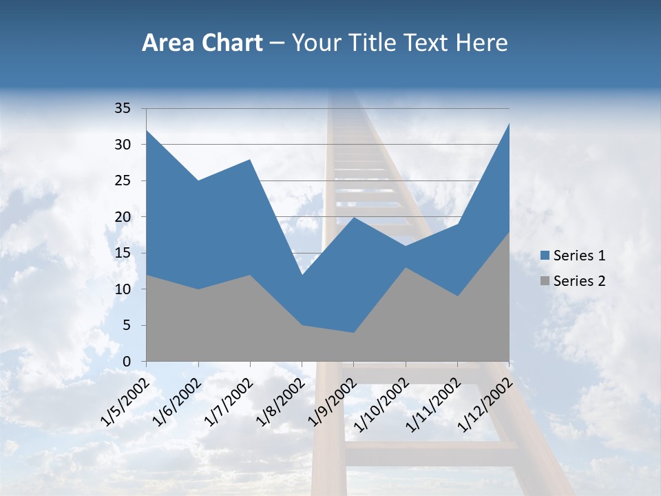 Blue Liberty Brightly PowerPoint Template