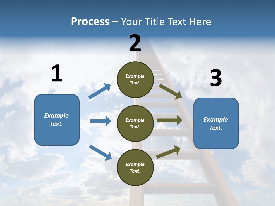 Blue Liberty Brightly PowerPoint Template