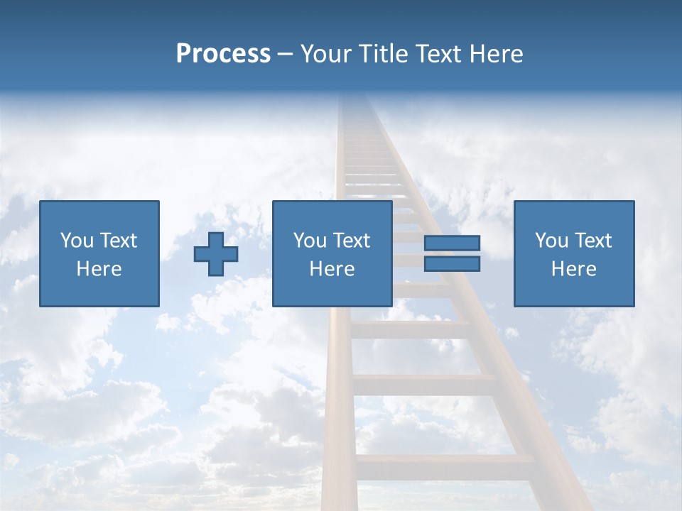 Blue Liberty Brightly PowerPoint Template
