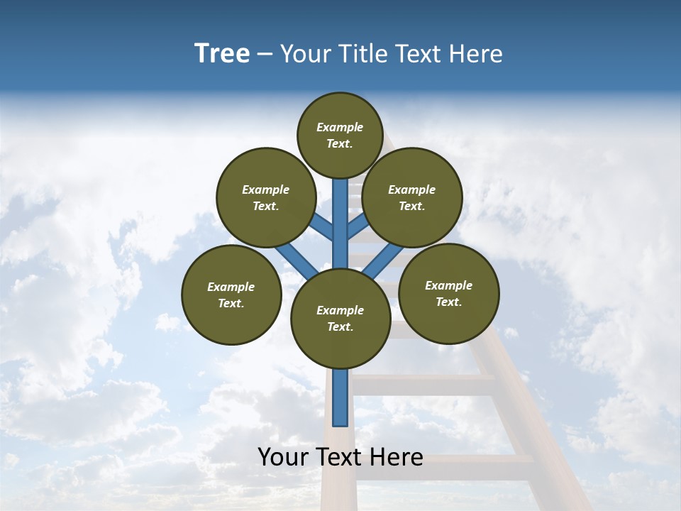 Blue Liberty Brightly PowerPoint Template