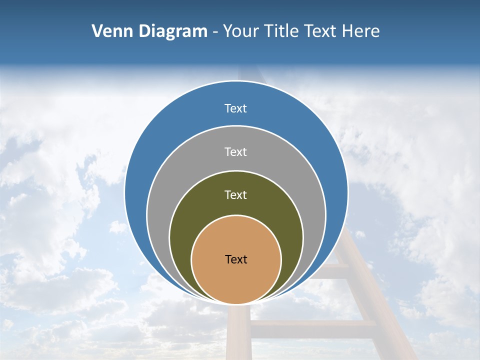 Blue Liberty Brightly PowerPoint Template