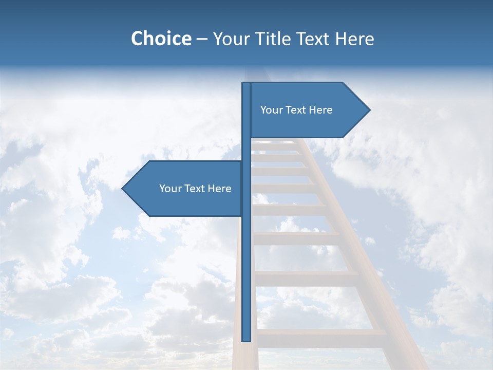 Blue Liberty Brightly PowerPoint Template