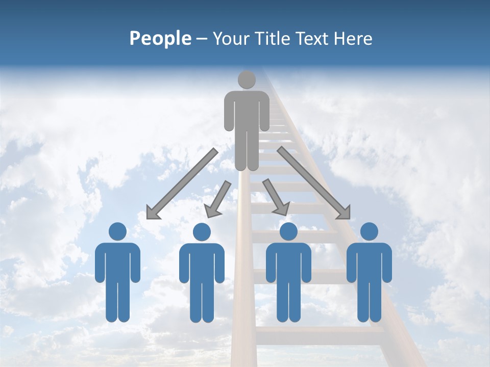 Blue Liberty Brightly PowerPoint Template