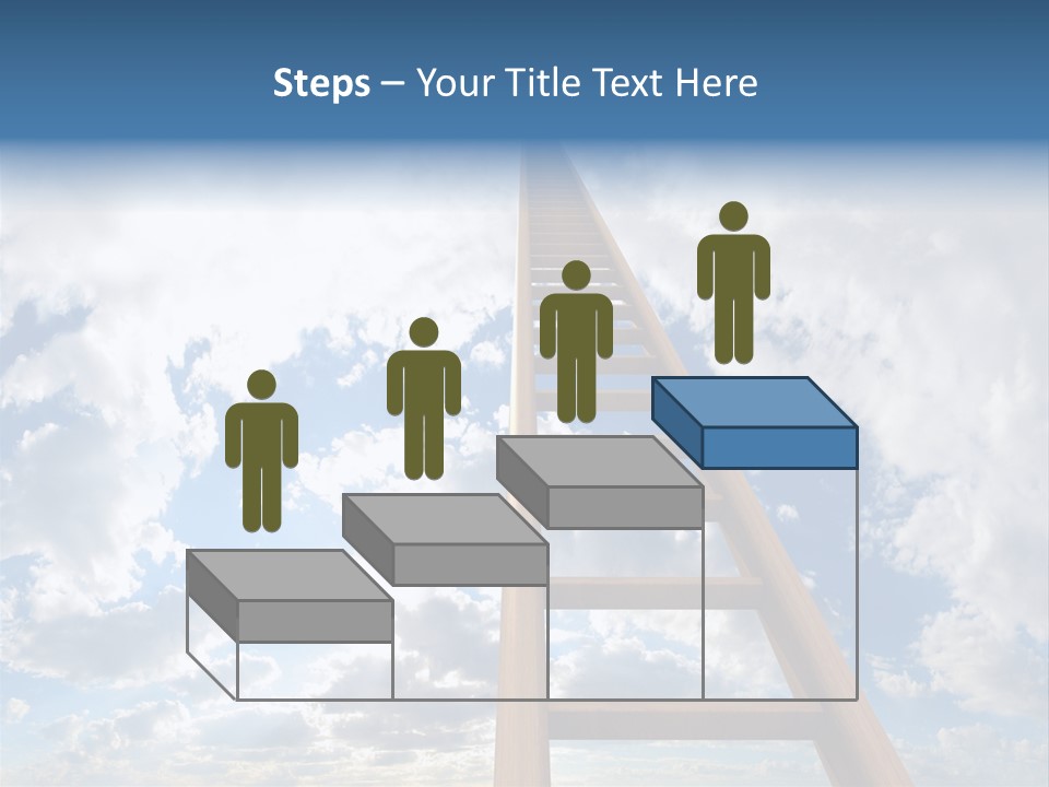 Blue Liberty Brightly PowerPoint Template