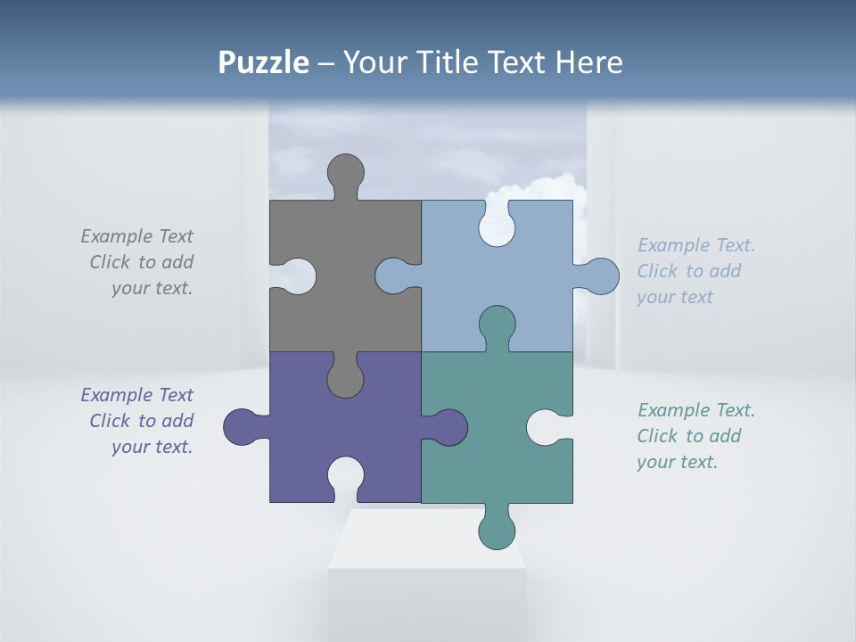 Imagination Landscape Way PowerPoint Template