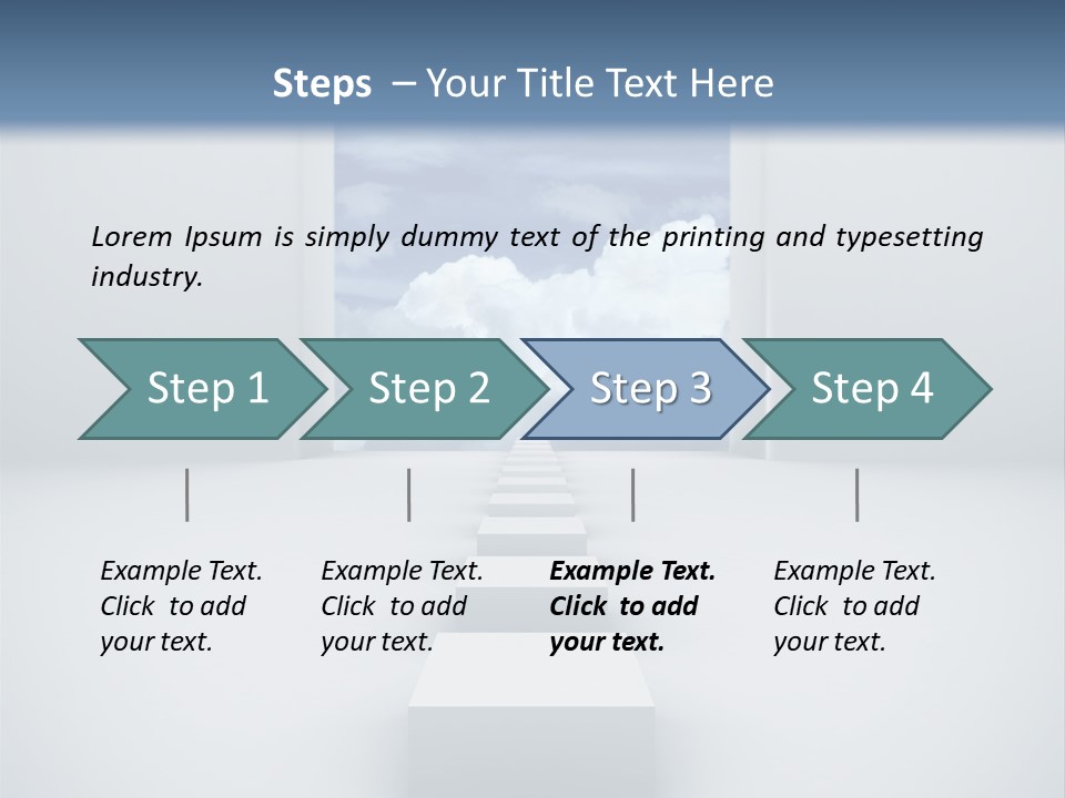 Imagination Landscape Way PowerPoint Template