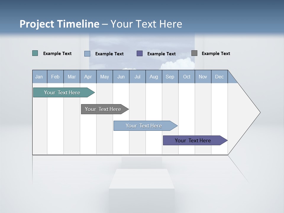 Imagination Landscape Way PowerPoint Template