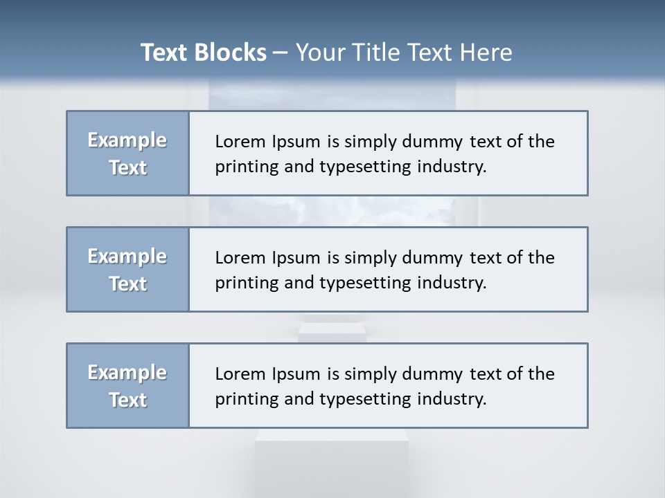 Imagination Landscape Way PowerPoint Template