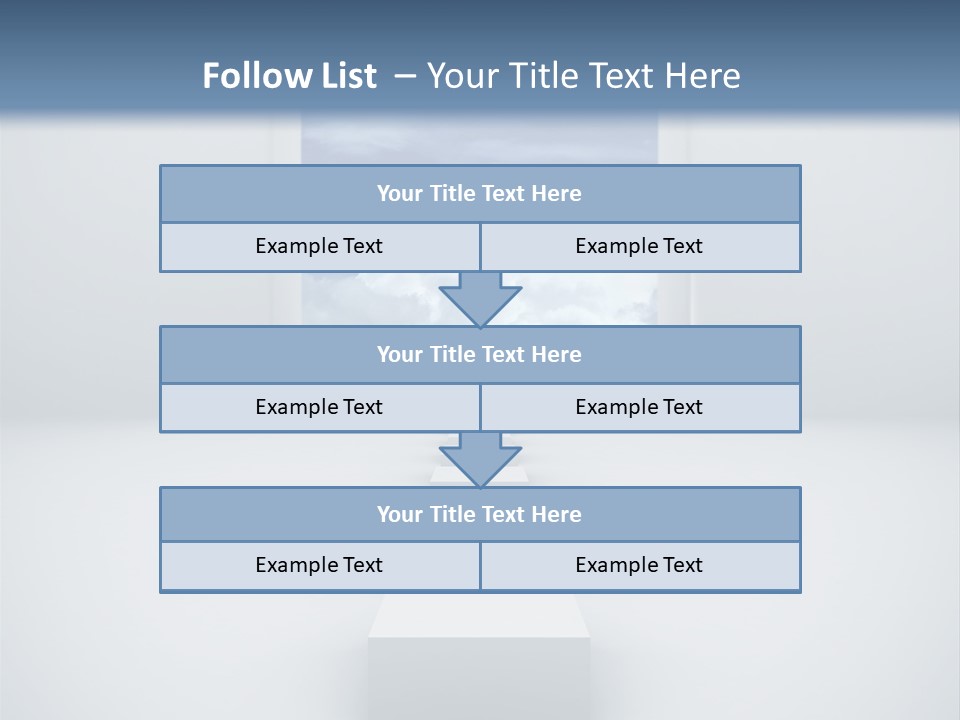 Imagination Landscape Way PowerPoint Template