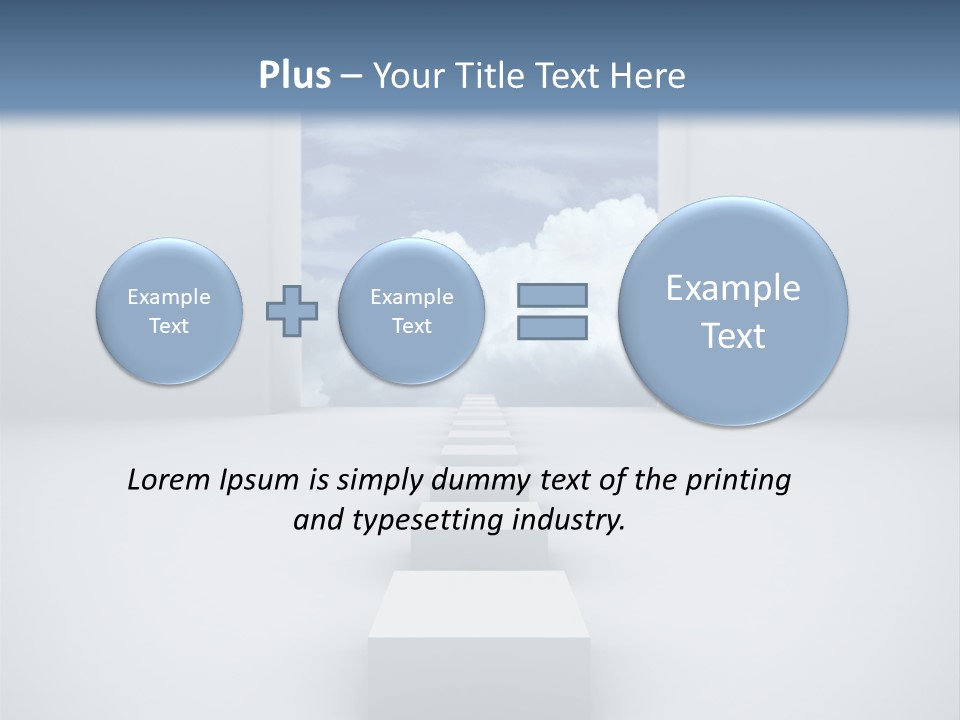 Imagination Landscape Way PowerPoint Template