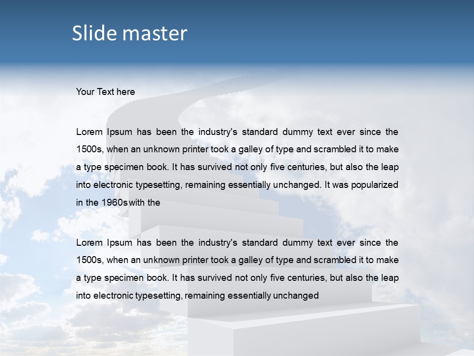 Entrance Rise Beauty PowerPoint Template