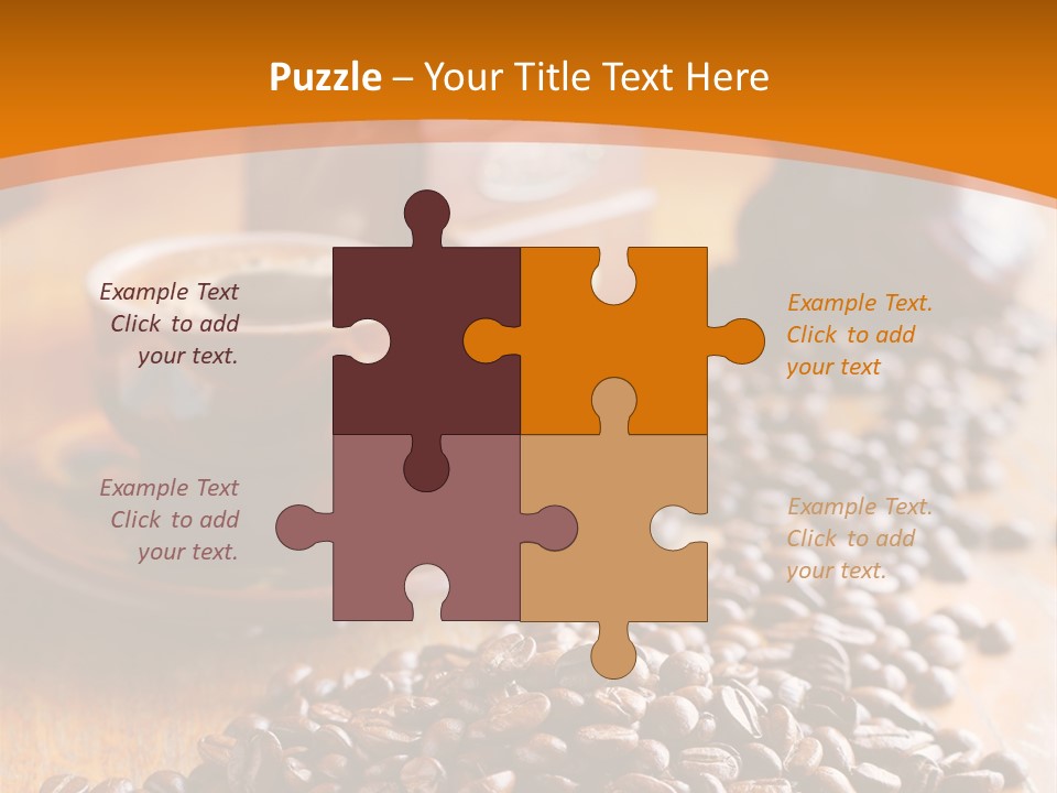 Grinder Mocha Beverage PowerPoint Template
