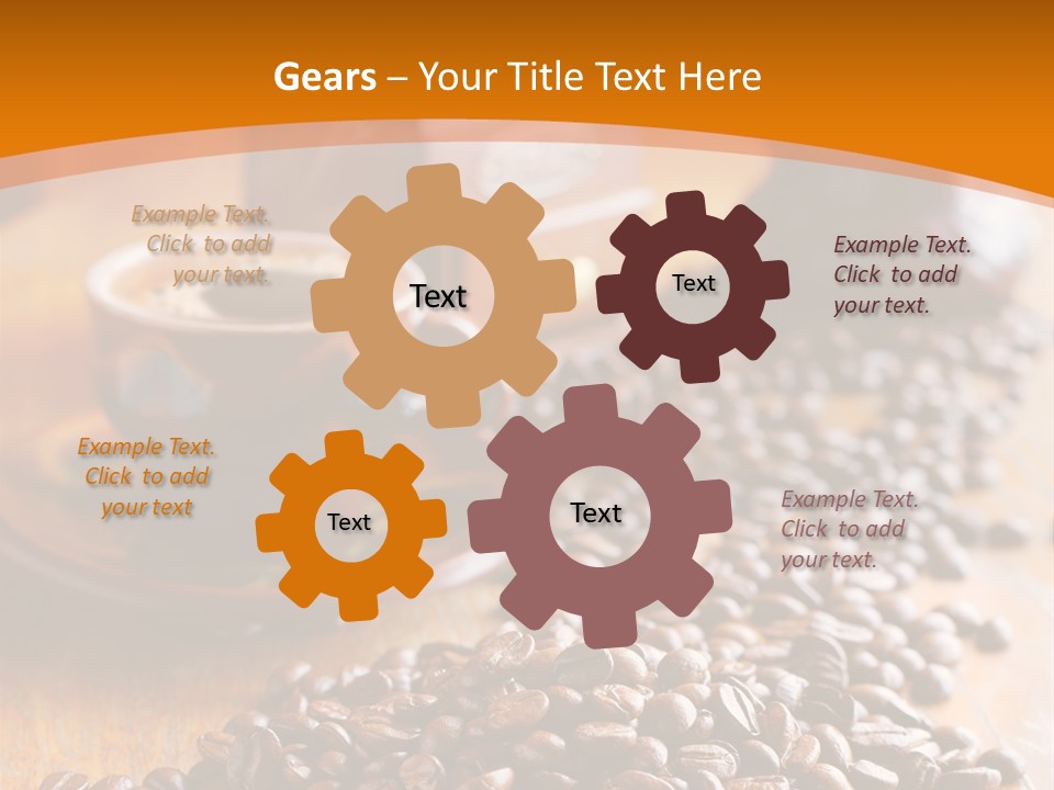 Grinder Mocha Beverage PowerPoint Template