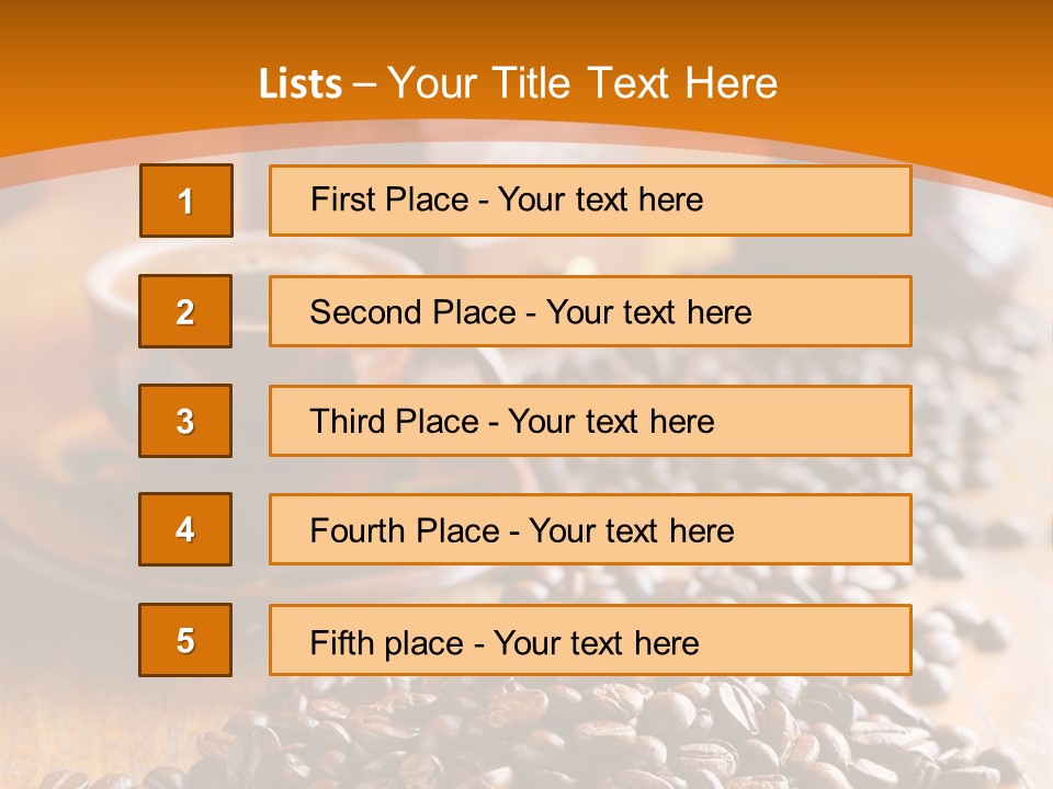Grinder Mocha Beverage PowerPoint Template