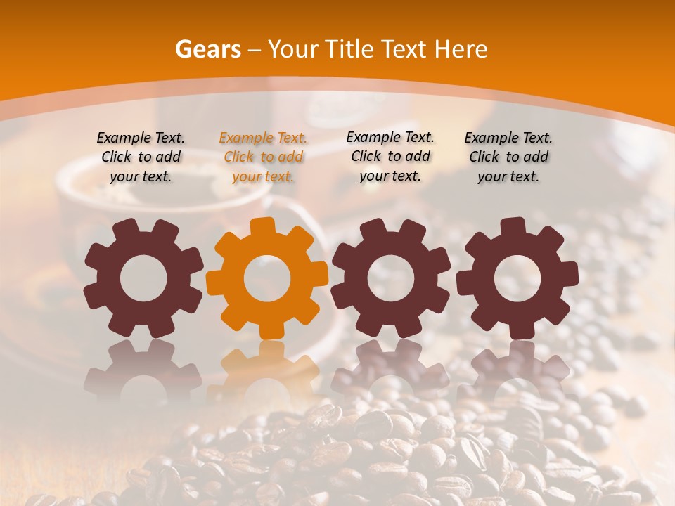 Grinder Mocha Beverage PowerPoint Template