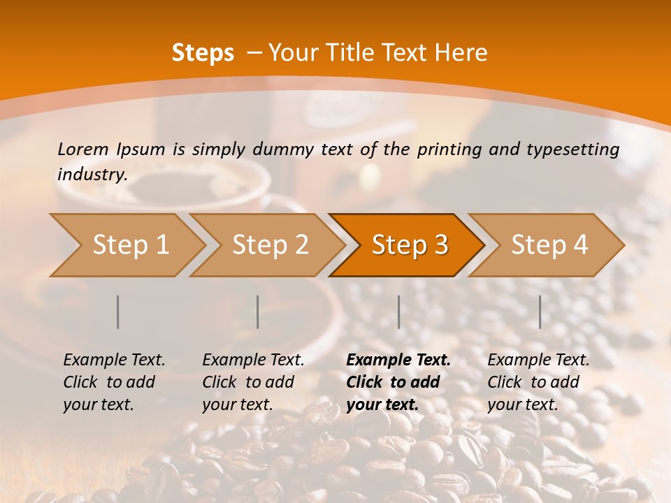 Grinder Mocha Beverage PowerPoint Template