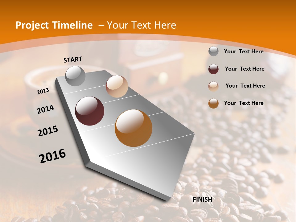 Grinder Mocha Beverage PowerPoint Template