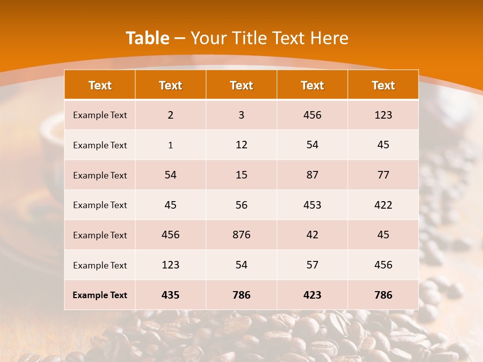 Grinder Mocha Beverage PowerPoint Template