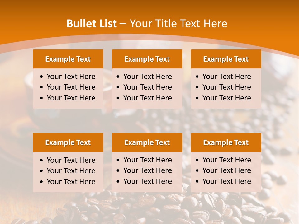 Grinder Mocha Beverage PowerPoint Template