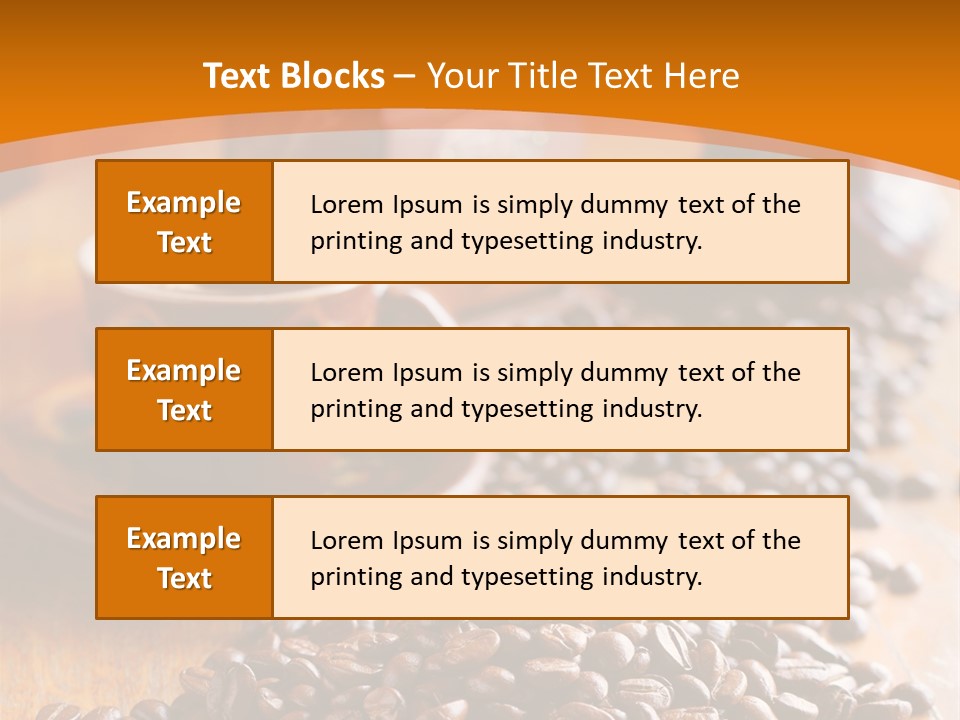 Grinder Mocha Beverage PowerPoint Template