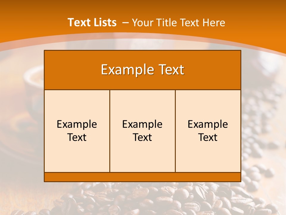 Grinder Mocha Beverage PowerPoint Template
