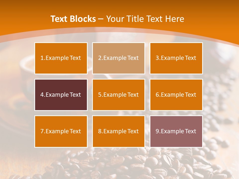 Grinder Mocha Beverage PowerPoint Template