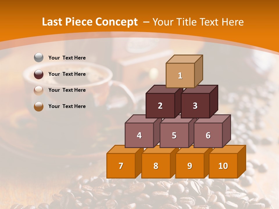 Grinder Mocha Beverage PowerPoint Template