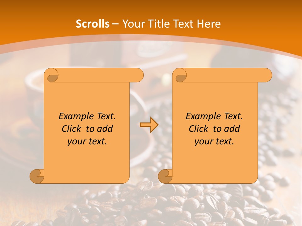 Grinder Mocha Beverage PowerPoint Template