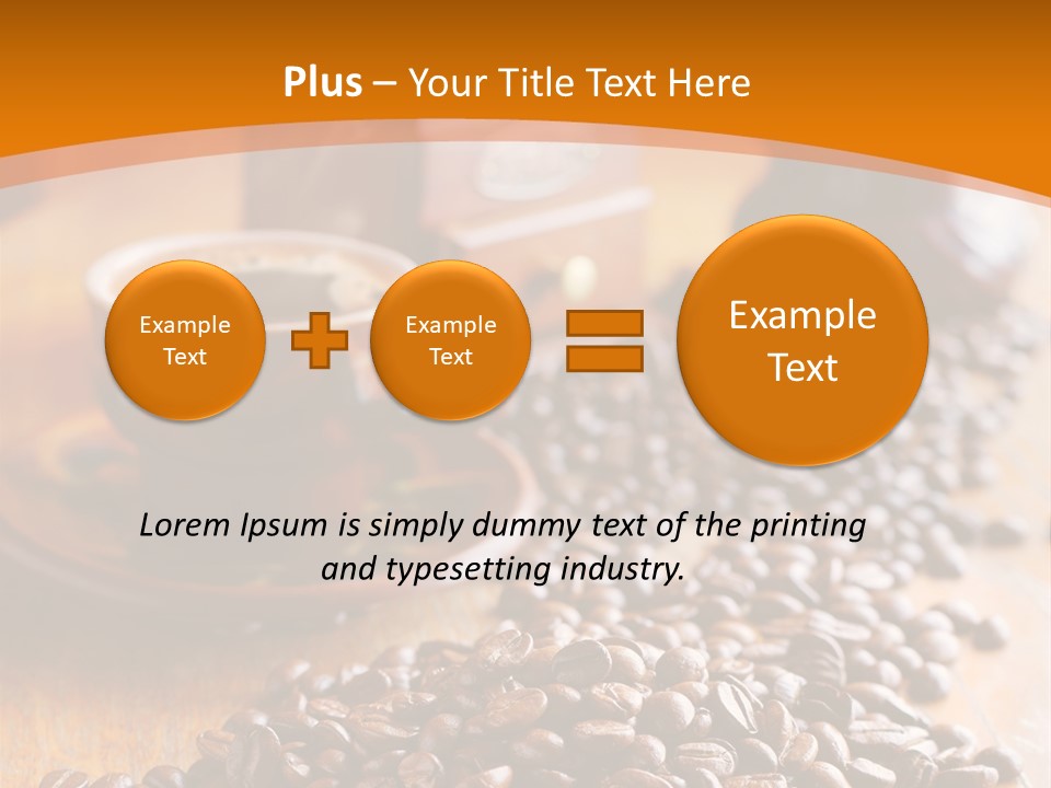 Grinder Mocha Beverage PowerPoint Template