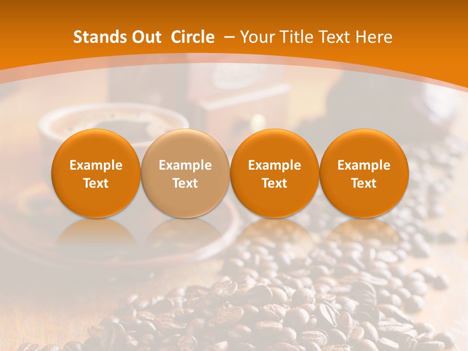 Grinder Mocha Beverage PowerPoint Template