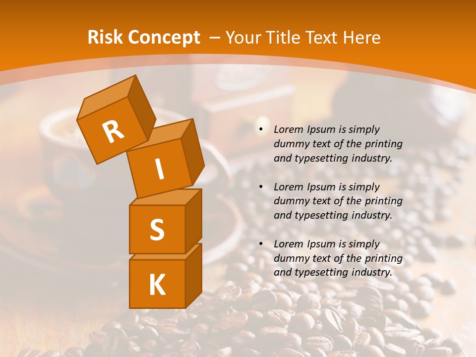 Grinder Mocha Beverage PowerPoint Template