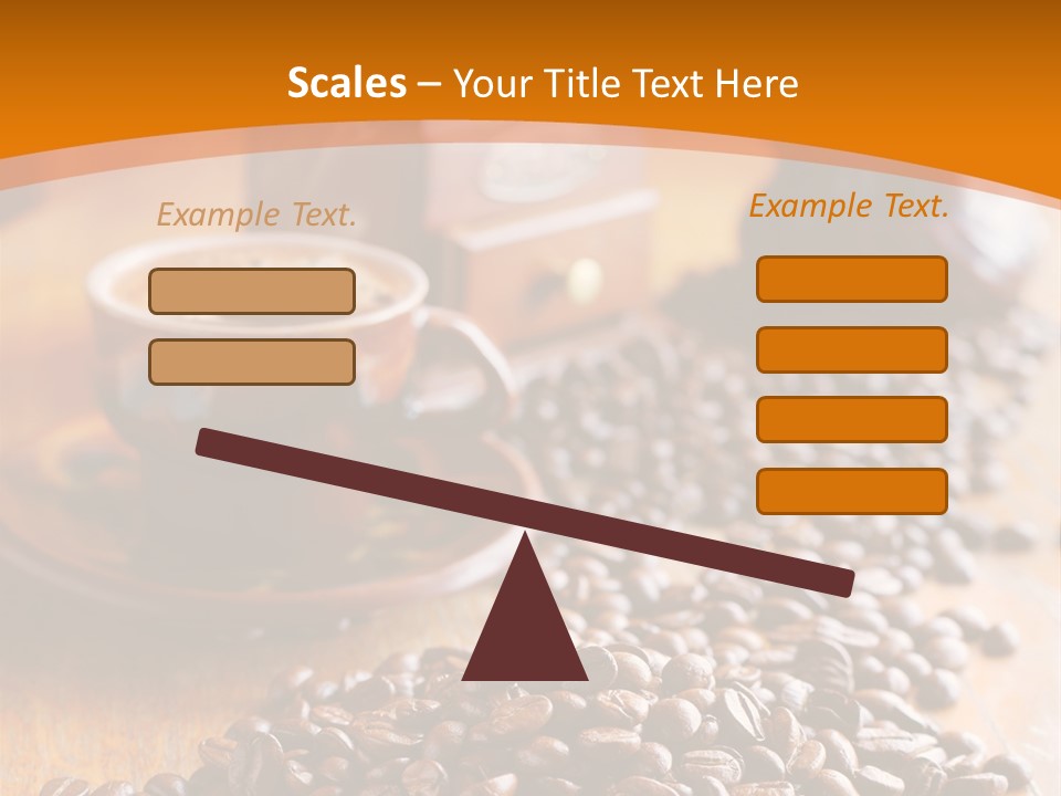 Grinder Mocha Beverage PowerPoint Template