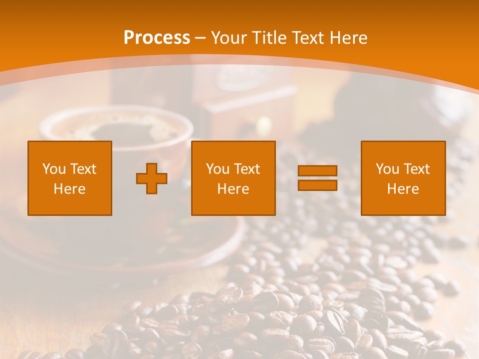Grinder Mocha Beverage PowerPoint Template