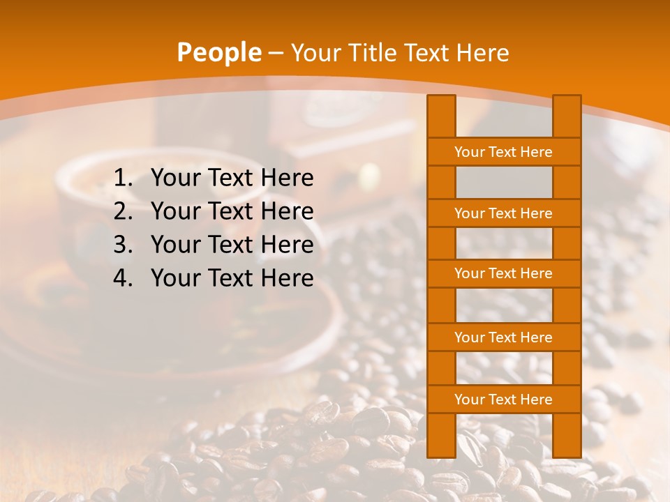 Grinder Mocha Beverage PowerPoint Template