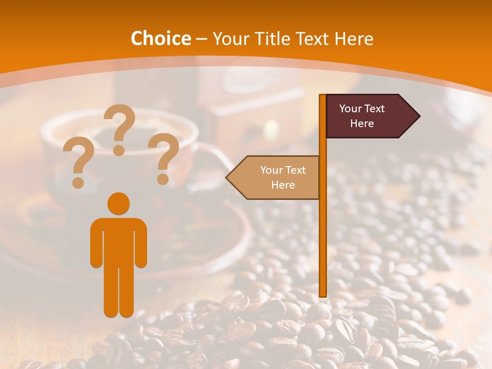 Grinder Mocha Beverage PowerPoint Template