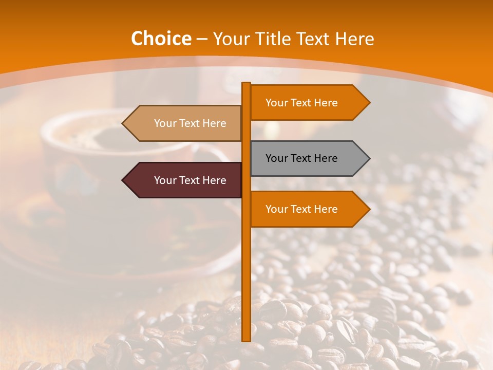 Grinder Mocha Beverage PowerPoint Template