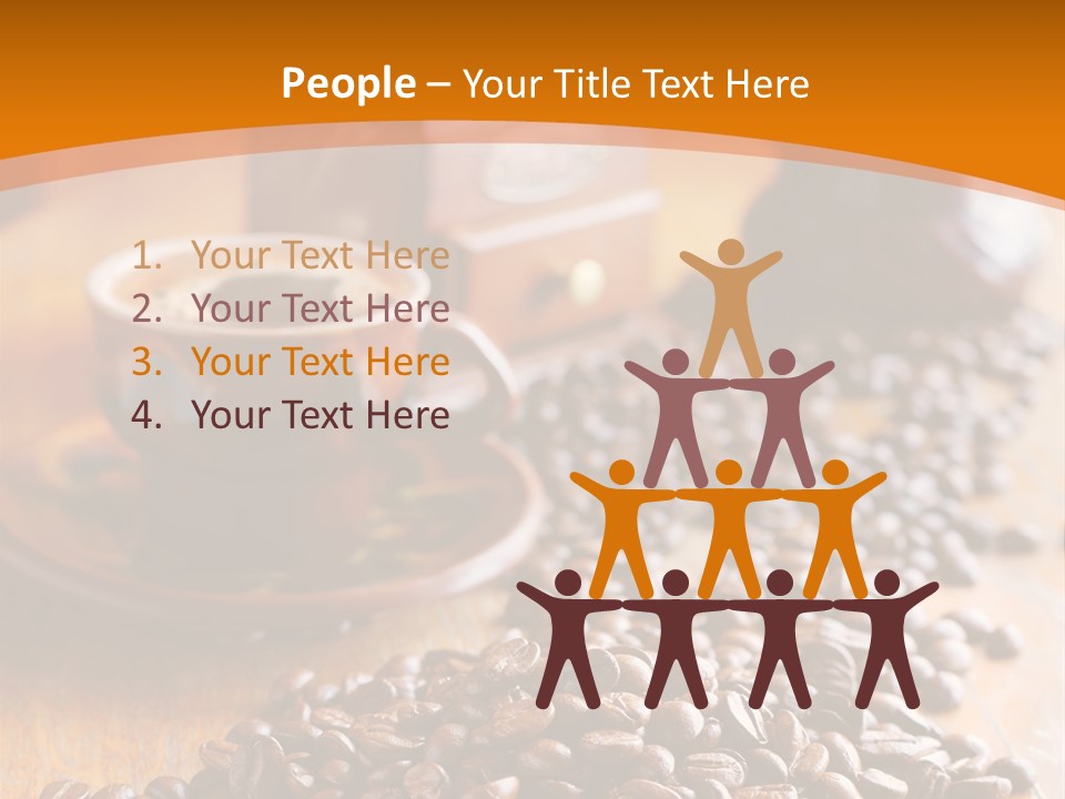 Grinder Mocha Beverage PowerPoint Template