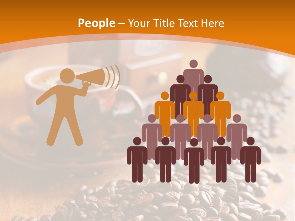Grinder Mocha Beverage PowerPoint Template