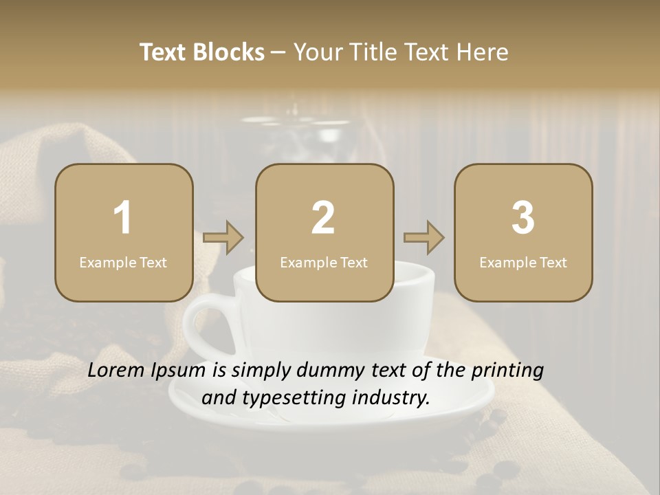 Life Roasted Taste PowerPoint Template