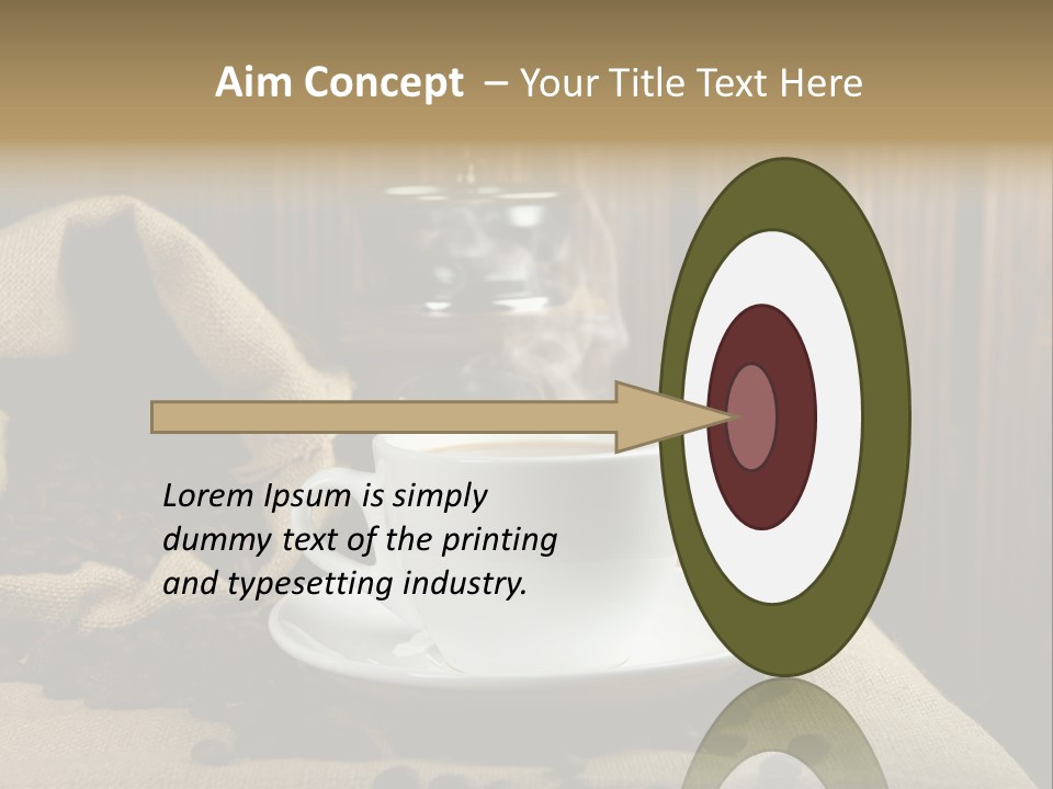 Life Roasted Taste PowerPoint Template