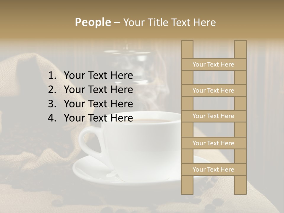 Life Roasted Taste PowerPoint Template