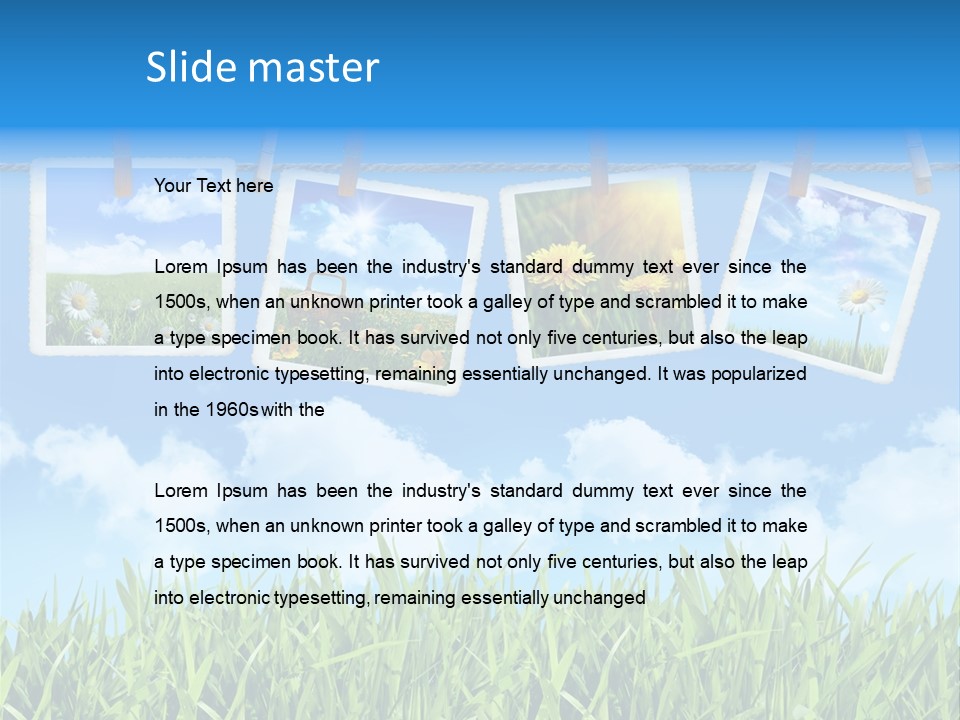 Lens Vintage Life PowerPoint Template