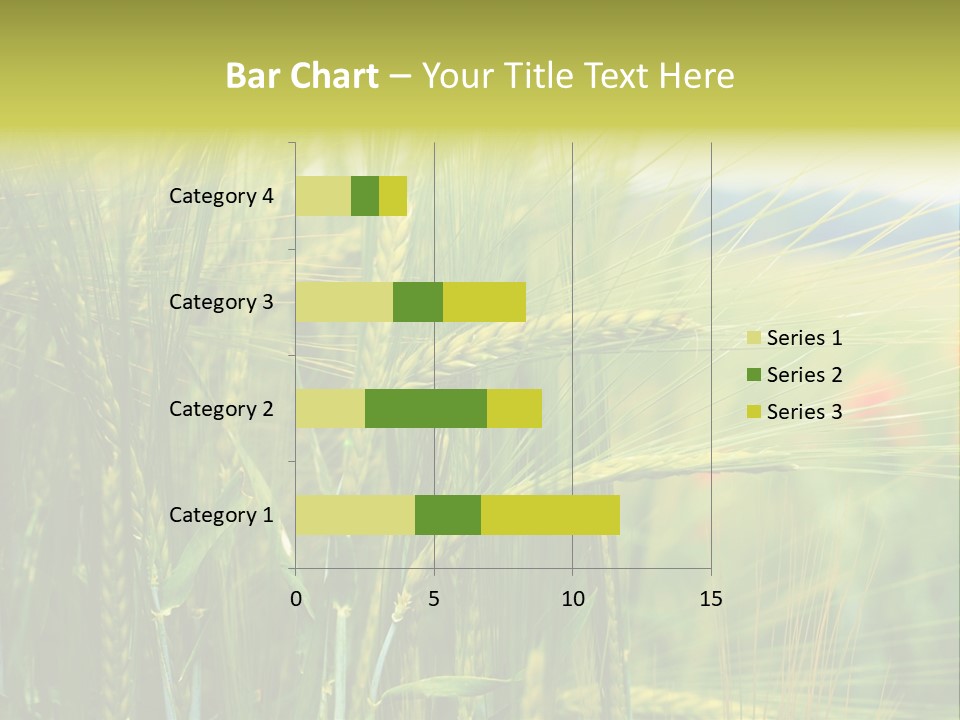 Gras Mohnblume Klatschmohn PowerPoint Template