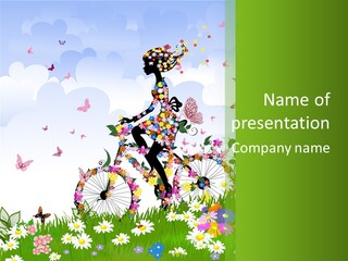 Person Action Isolated PowerPoint Template