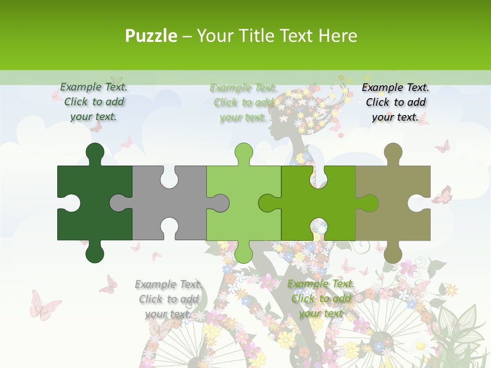 Person Action Isolated PowerPoint Template