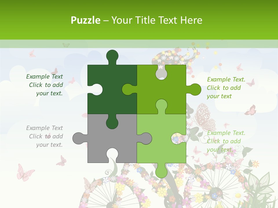 Person Action Isolated PowerPoint Template