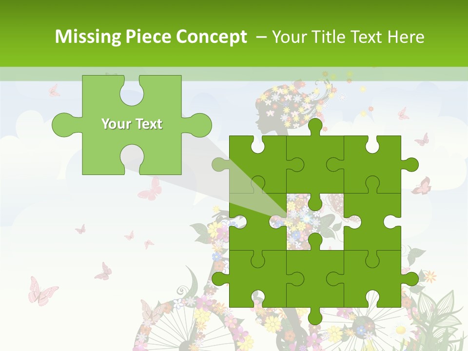 Person Action Isolated PowerPoint Template